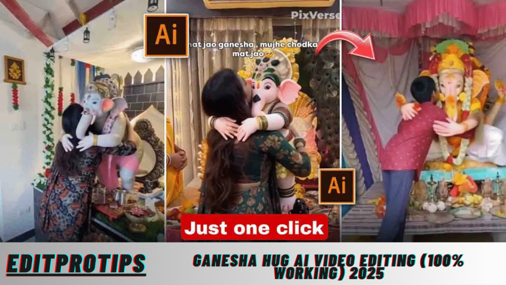 Ganesha Hug Ai Video Editing (100% Working) 2025 Ganesha Hug Ai Video Editing (100% Working) 2025