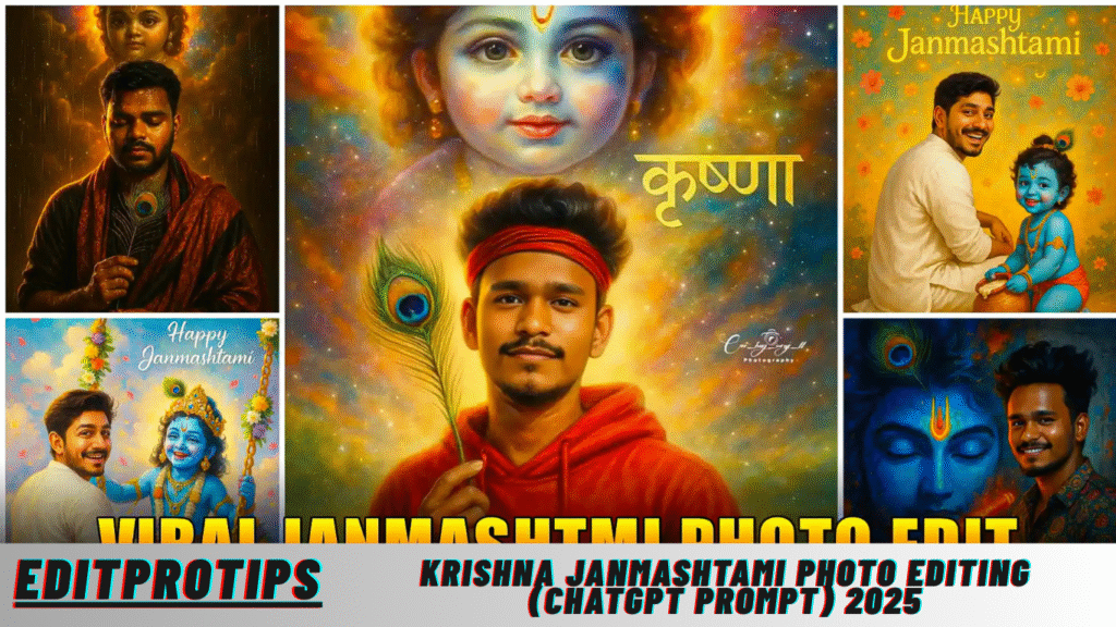 Krishna Janmashtami Photo Editing (Chatgpt Prompt) 2025 Krishna Janmashtami Photo Editing (Chatgpt Prompt) 2025