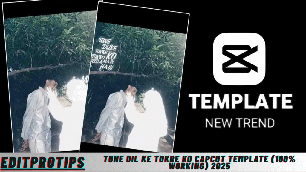 Tune Dil Ke Tukre Ko Capcut Template (100% Working) 2025