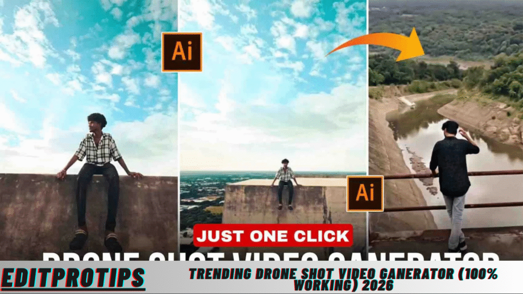 Trending Drone Shot Video Ganerator (100% Working) 2026